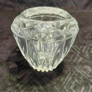 Princess House HIGHLIGHTS Lead Crystal Votive Candle Holder / Vase #872